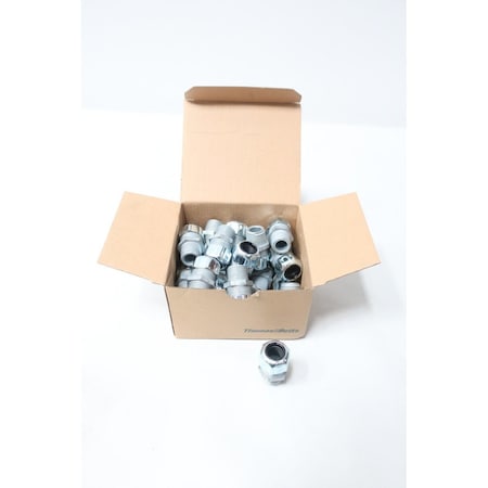 ABB INSTALLATION PRODUCTS THOMAS&BETTS 2522 BOX OF 25 STRAIN RELIEF CORD CONNECTOR 1/2IN CONDUIT FITTING 2522